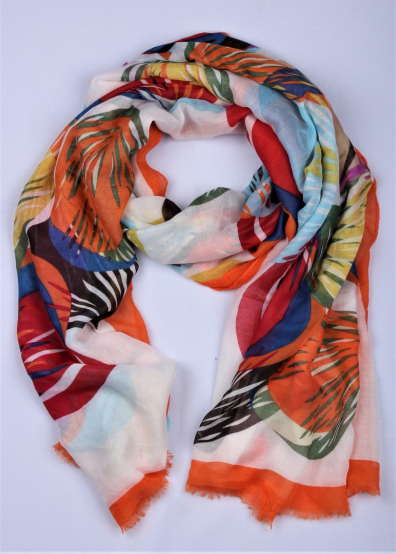 Alice & Lily printed scarf orange Style : SC/4791ORA image 0